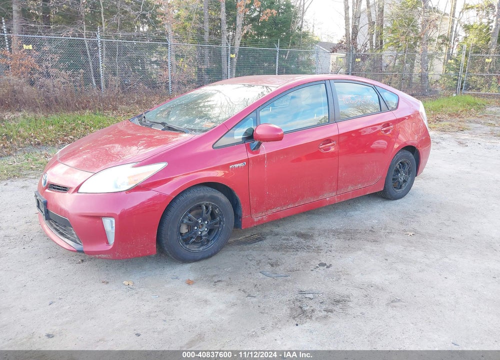 2013 TOYOTA PRIUS THREE VIN: JTDKN3DU5D0343286
