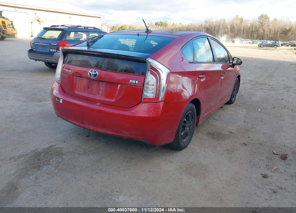 2013 TOYOTA PRIUS THREE VIN: JTDKN3DU5D0343286