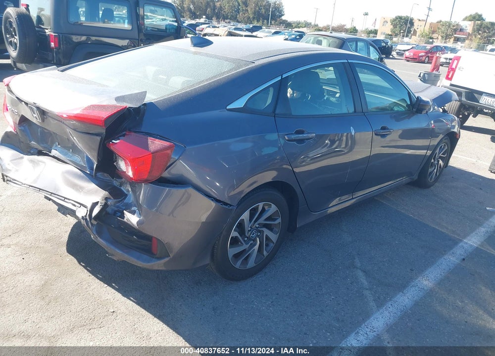 2018 HONDA CIVIC EX VIN: 2HGFC2F72JH552163
