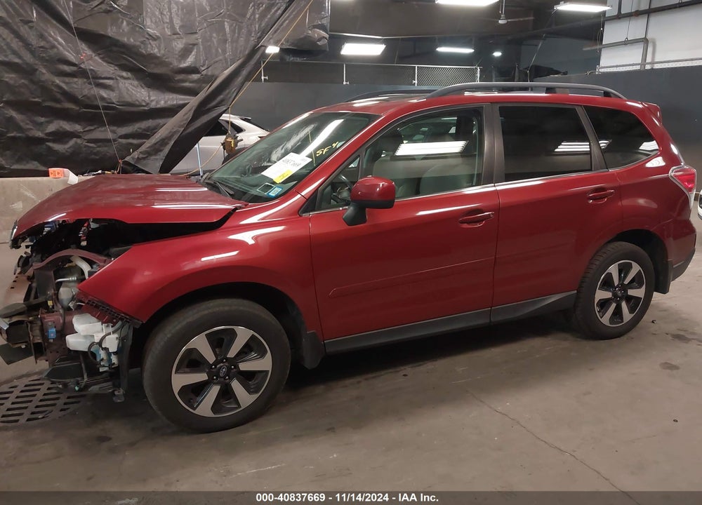 2018 SUBARU FORESTER 2.5I LIMITED VIN: JF2SJAJC2JH605579
