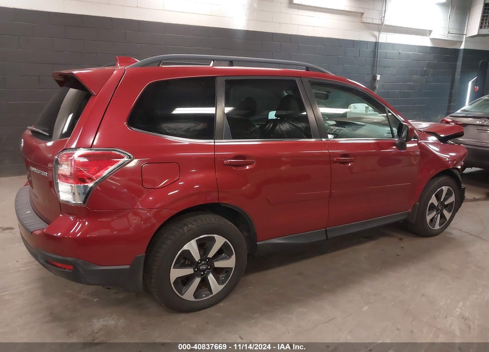 2018 SUBARU FORESTER 2.5I LIMITED VIN: JF2SJAJC2JH605579