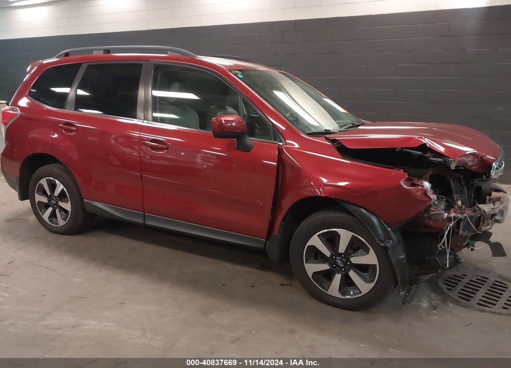 2018 SUBARU FORESTER 2.5I LIMITED VIN: JF2SJAJC2JH605579