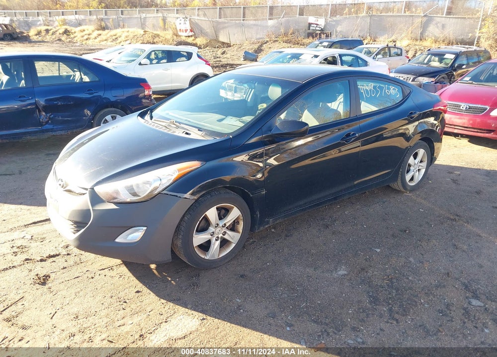 2012 HYUNDAI ELANTRA GLS VIN: 5NPDH4AE4CH065999