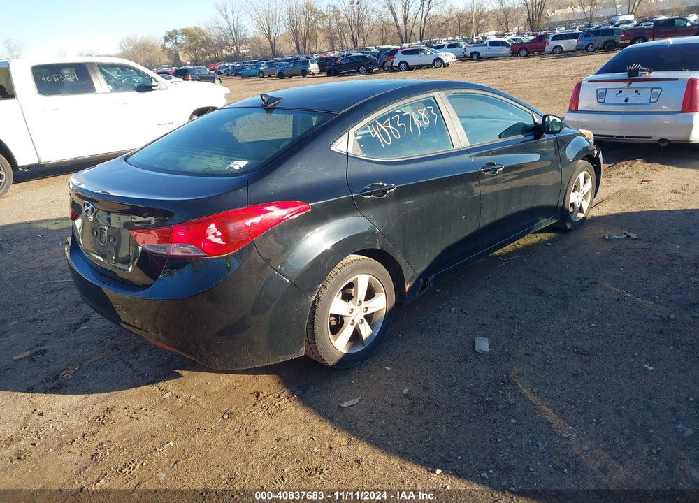 2012 HYUNDAI ELANTRA GLS VIN: 5NPDH4AE4CH065999