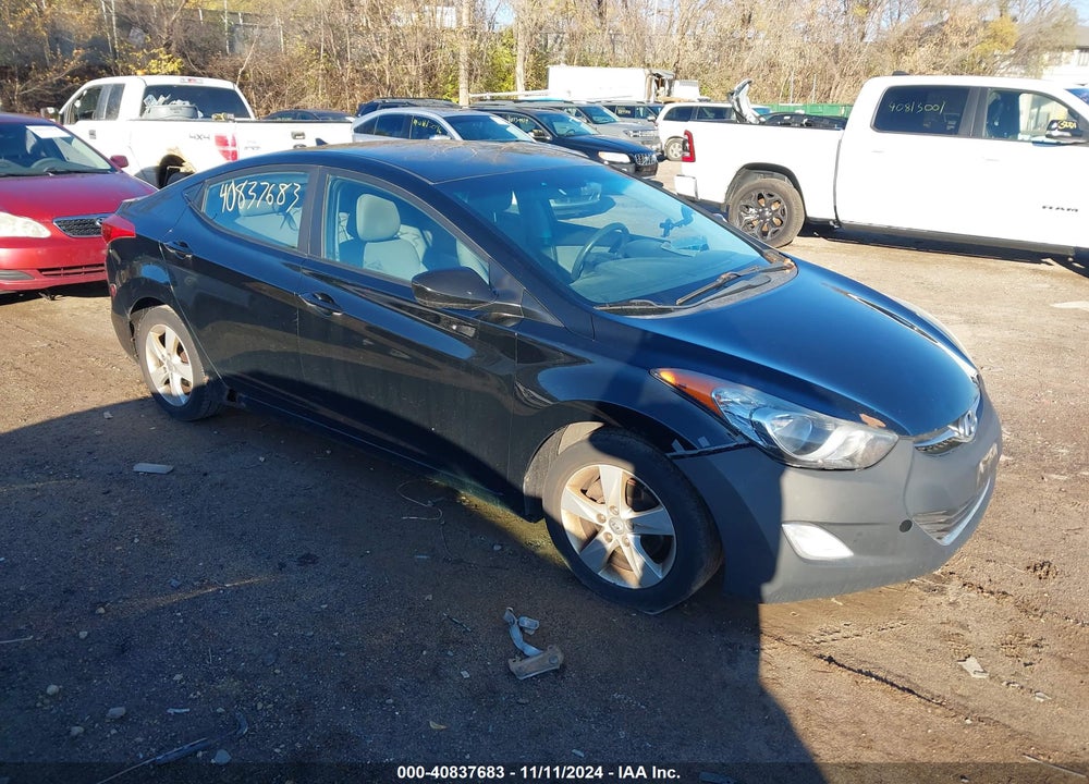 2012 HYUNDAI ELANTRA GLS VIN: 5NPDH4AE4CH065999