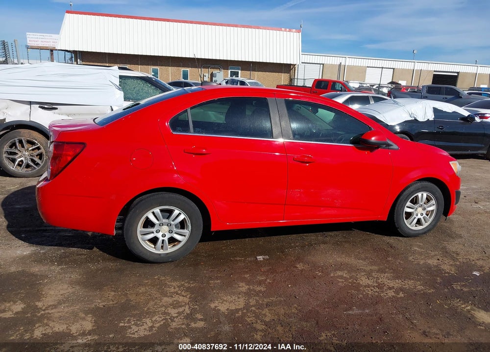 2015 CHEVROLET SONIC LT AUTO VIN: 1G1JC5SHXF4165172