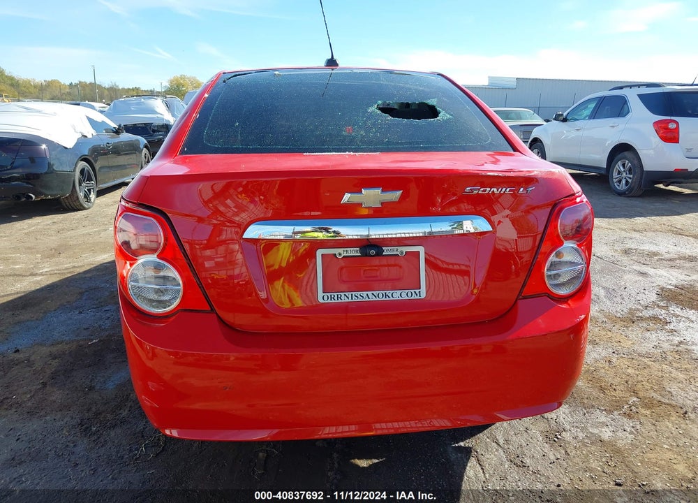 2015 CHEVROLET SONIC LT AUTO VIN: 1G1JC5SHXF4165172