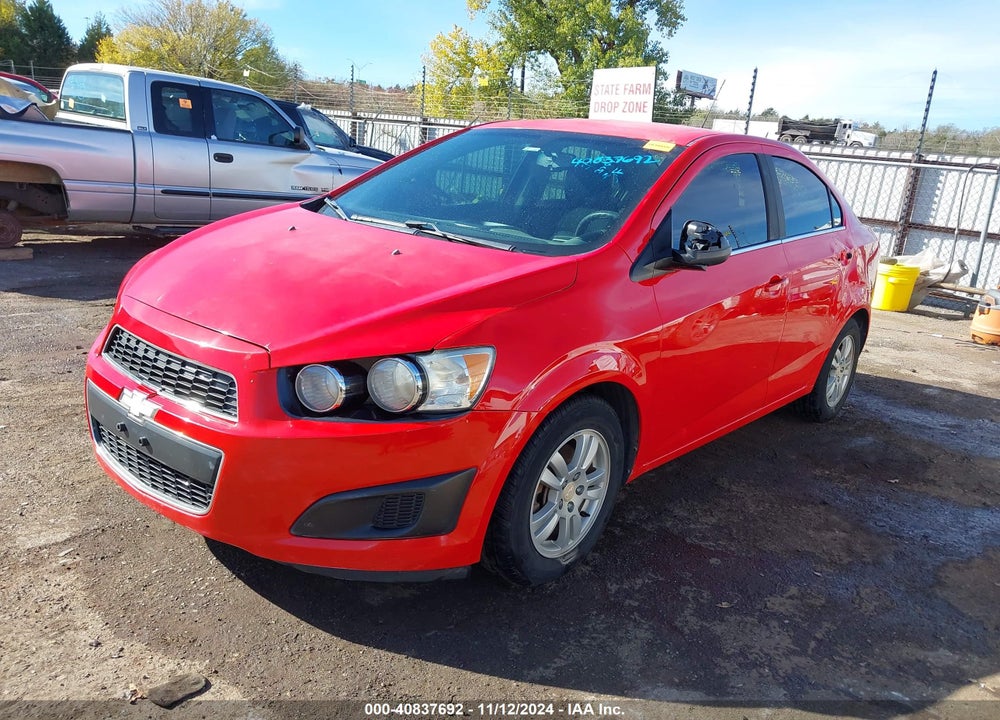 2015 CHEVROLET SONIC LT AUTO VIN: 1G1JC5SHXF4165172