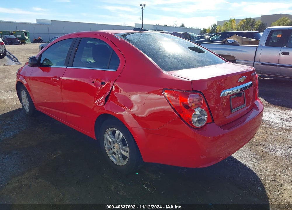 2015 CHEVROLET SONIC LT AUTO VIN: 1G1JC5SHXF4165172