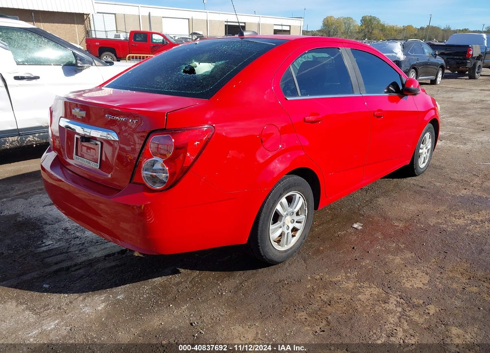 2015 CHEVROLET SONIC LT AUTO VIN: 1G1JC5SHXF4165172