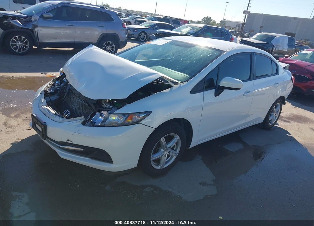 2014 HONDA CIVIC LX VIN: 19XFB2F58EE241161