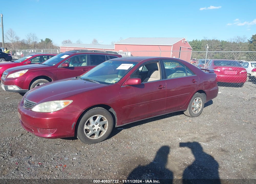 2005 TOYOTA CAMRY LE VIN: 4T1BE30K85U022370