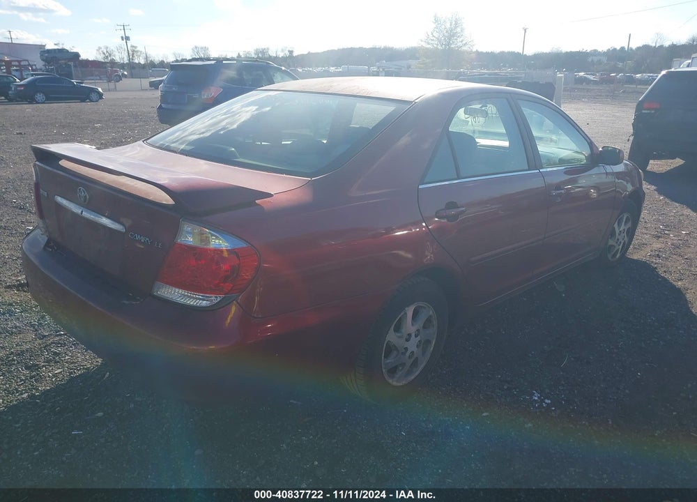 2005 TOYOTA CAMRY LE VIN: 4T1BE30K85U022370