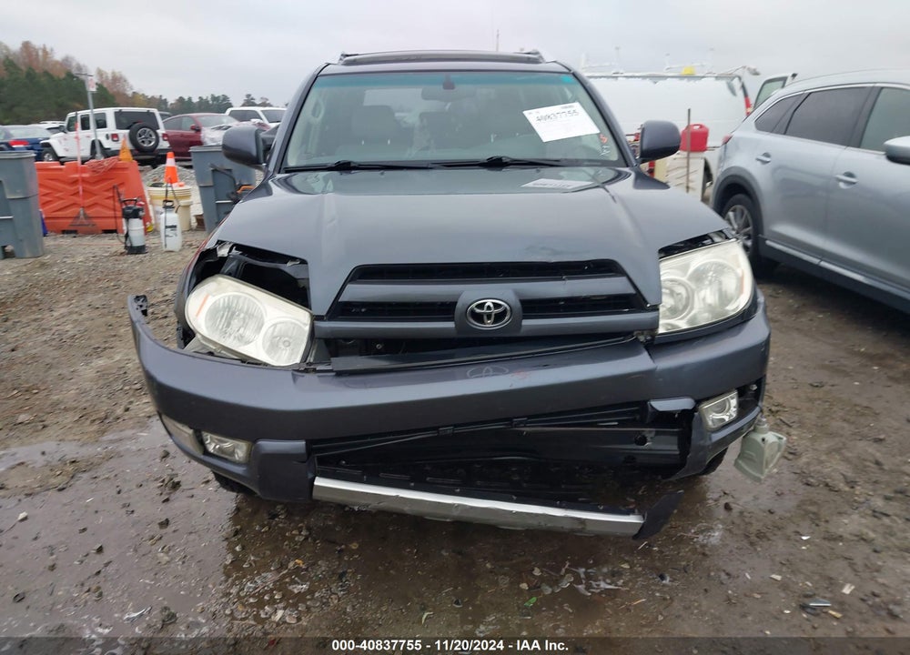 2004 TOYOTA 4RUNNER LIMITED V6 VIN: JTEBU17RX40024489
