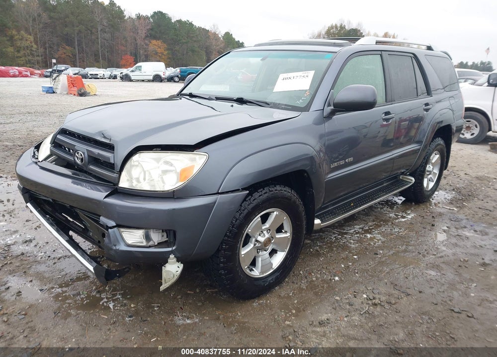 2004 TOYOTA 4RUNNER LIMITED V6 VIN: JTEBU17RX40024489