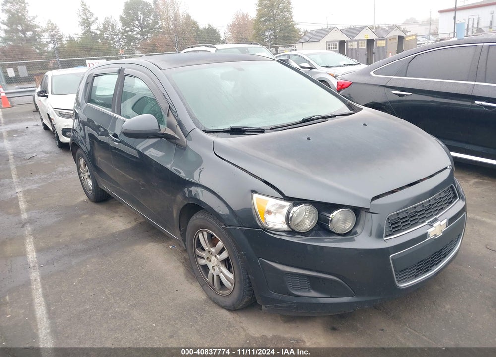 2014 CHEVROLET SONIC LT AUTO VIN: 1G1JC6SBXE4124458