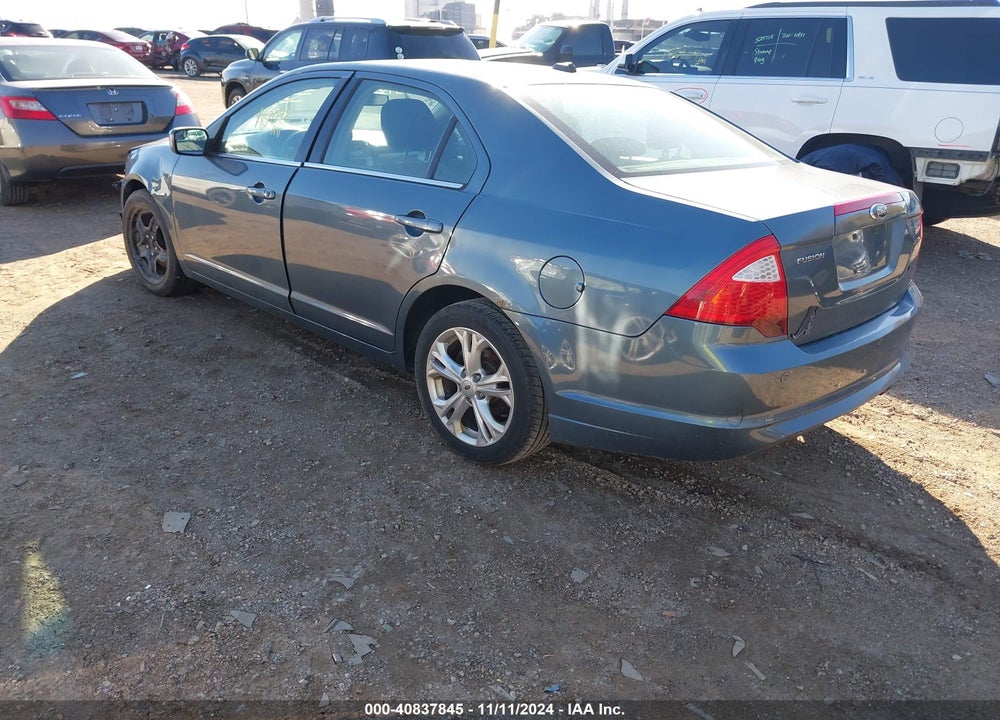 2012 FORD FUSION SE VIN: 3FAHP0HA3CR393787