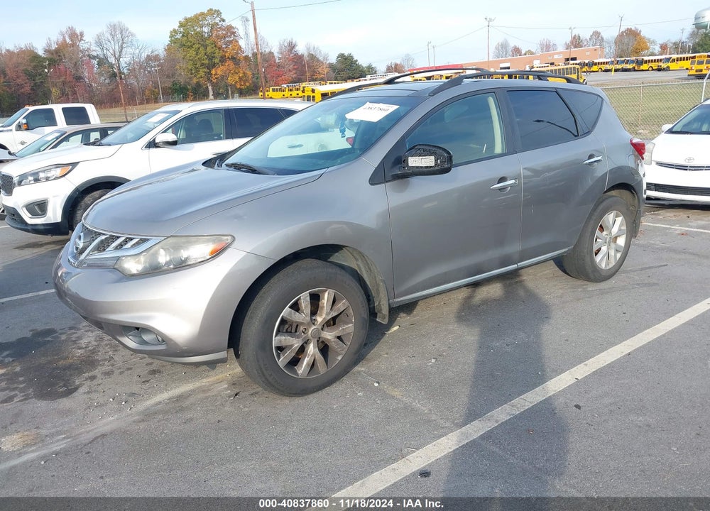 2012 NISSAN MURANO SL VIN: JN8AZ1MWXCW240306