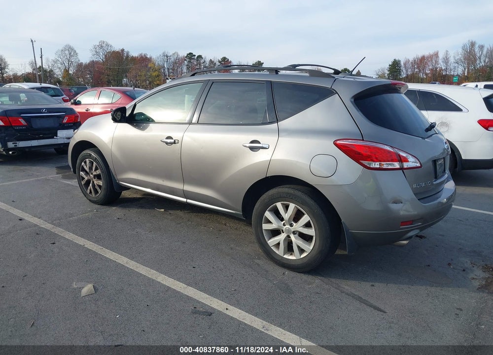 2012 NISSAN MURANO SL VIN: JN8AZ1MWXCW240306