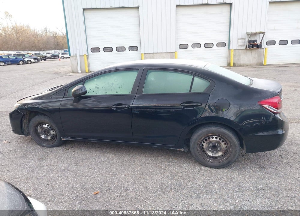 2013 HONDA CIVIC LX VIN: 19XFB2F50DE000418