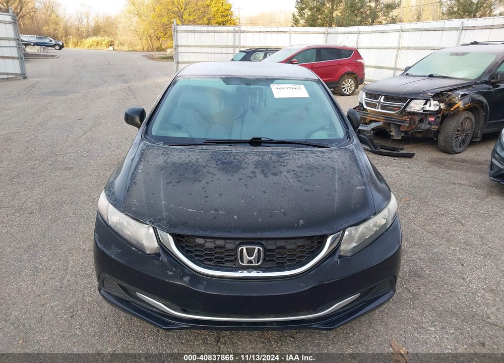 2013 HONDA CIVIC LX VIN: 19XFB2F50DE000418
