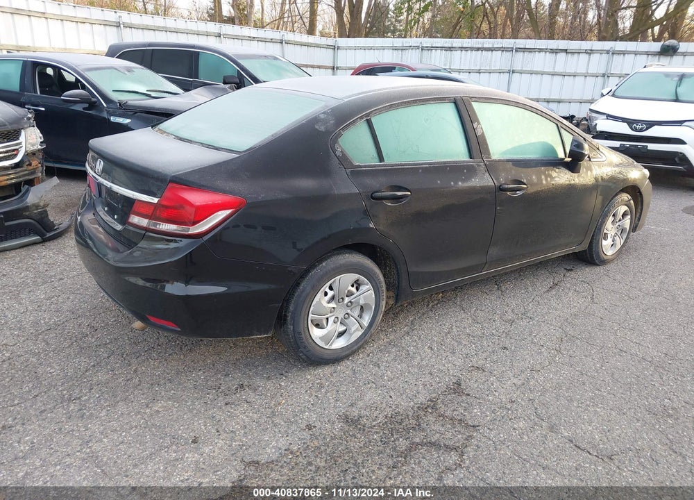 2013 HONDA CIVIC LX VIN: 19XFB2F50DE000418