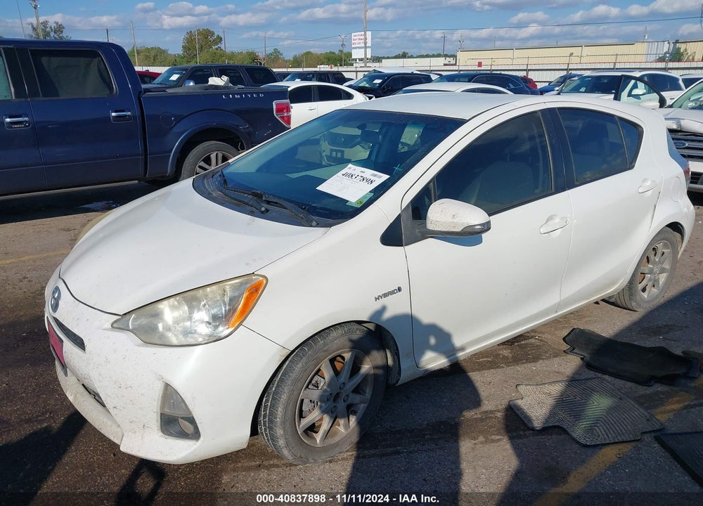 2012 TOYOTA PRIUS C FOUR VIN: JTDKDTB32C1021968