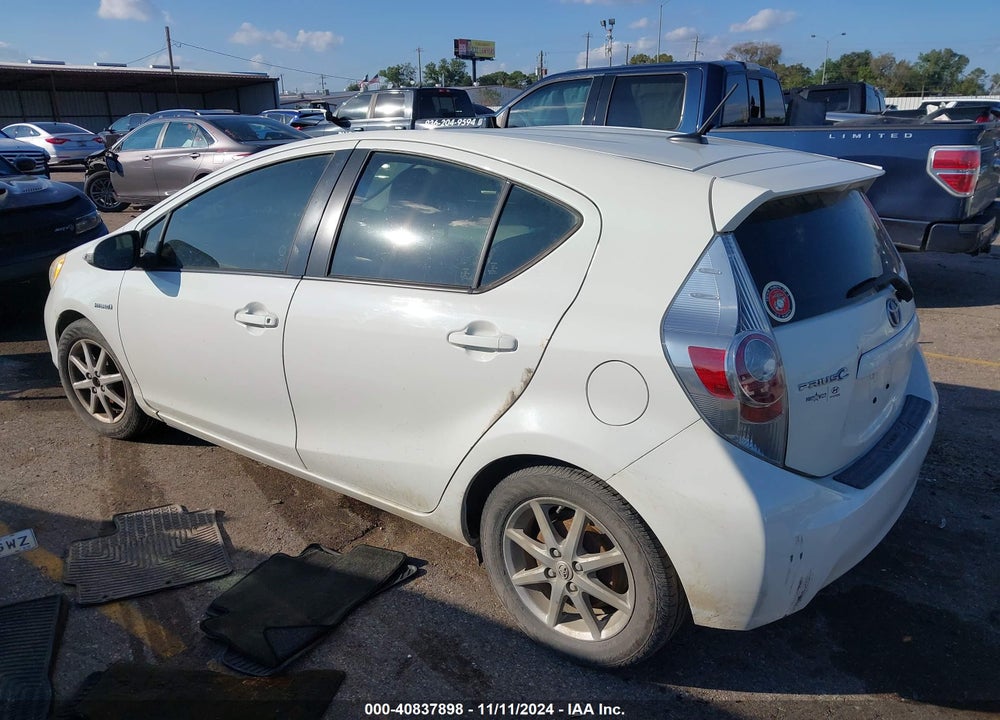 2012 TOYOTA PRIUS C FOUR VIN: JTDKDTB32C1021968