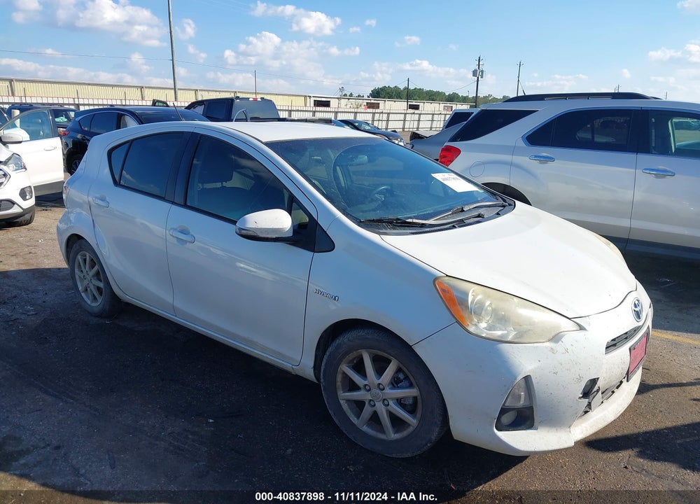 2012 TOYOTA PRIUS C FOUR VIN: JTDKDTB32C1021968