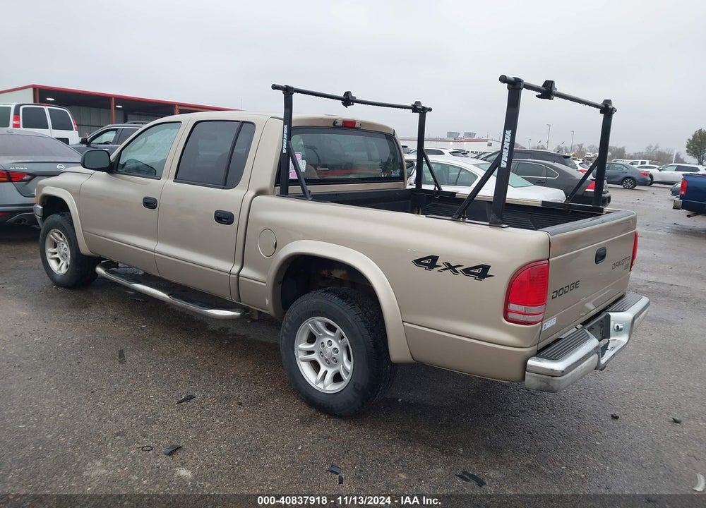 2003 DODGE DAKOTA SLT VIN: 1D7HG48N73S134072