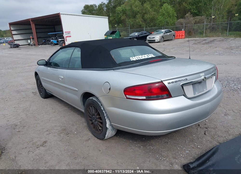 2005 CHRYSLER SEBRING TOURING VIN: 1C3EL55R55N705358