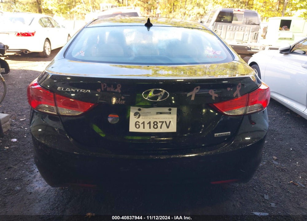 2013 HYUNDAI ELANTRA LIMITED VIN: 5NPDH4AE4DH174187