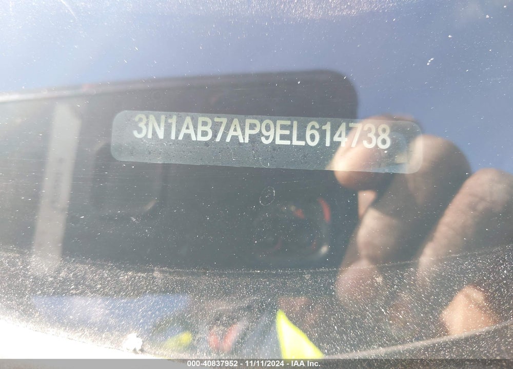 2014 NISSAN SENTRA SR VIN: 3N1AB7AP9EL614738