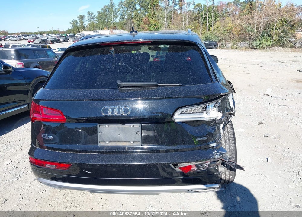 2019 AUDI Q5 45 PREMIUM VIN: WA1ANAFY7K2069651