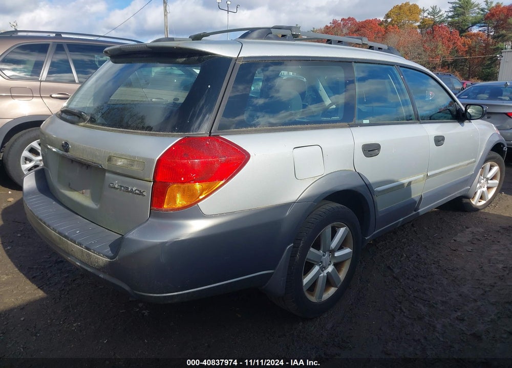 2006 SUBARU OUTBACK VIN: 4S4BP61C167335537