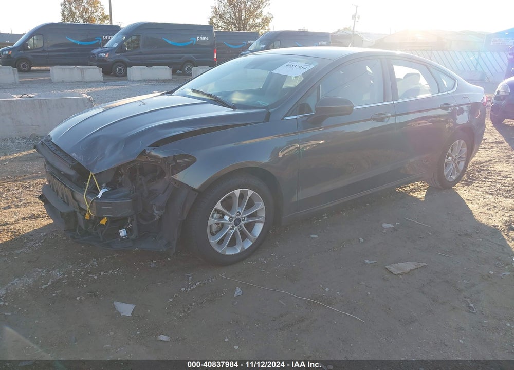 2019 FORD FUSION SE VIN: 3FA6P0HD1KR230104