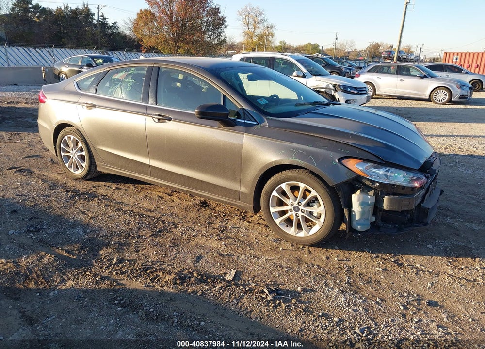 2019 FORD FUSION SE VIN: 3FA6P0HD1KR230104