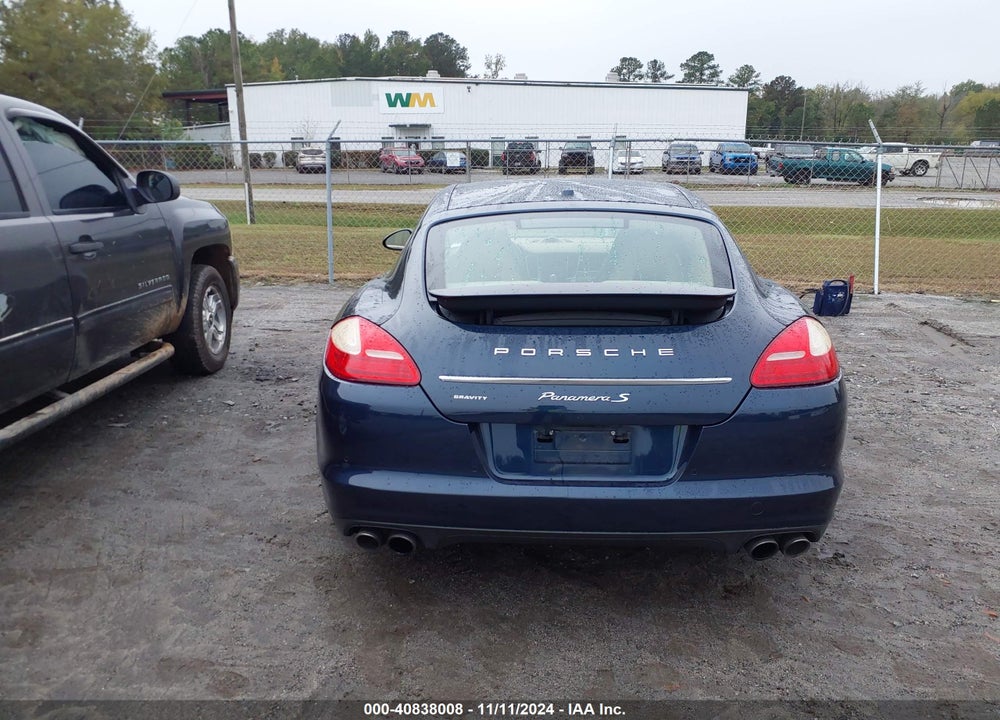 2013 PORSCHE PANAMERA 4S/S VIN: WP0AB2A78DL060909