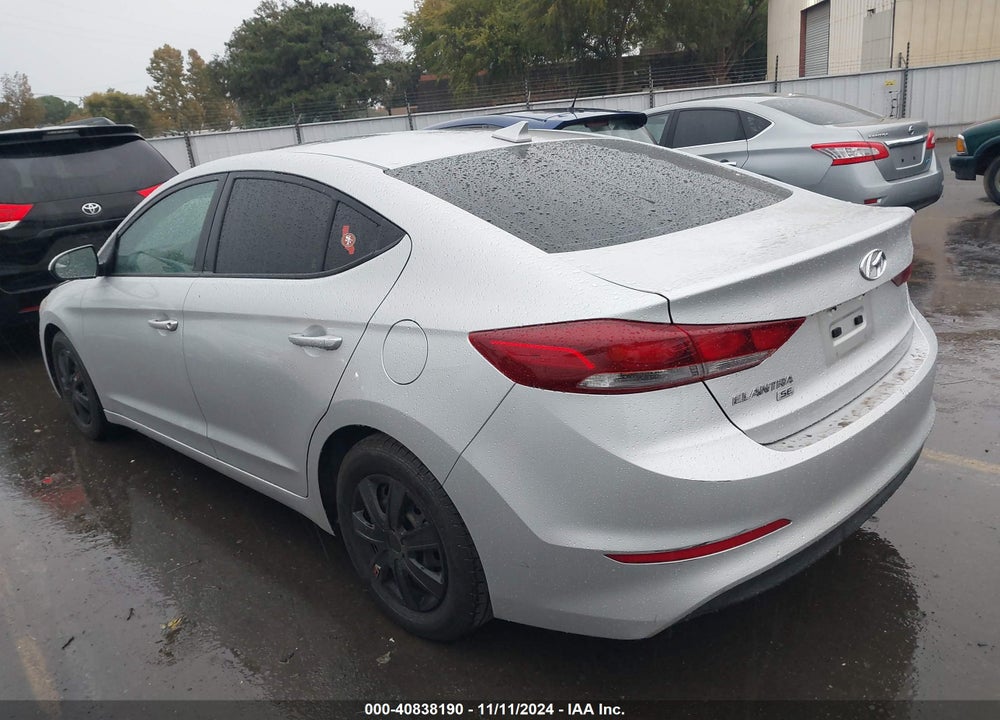 2017 HYUNDAI ELANTRA SE VIN: KMHD74LF0HU084244