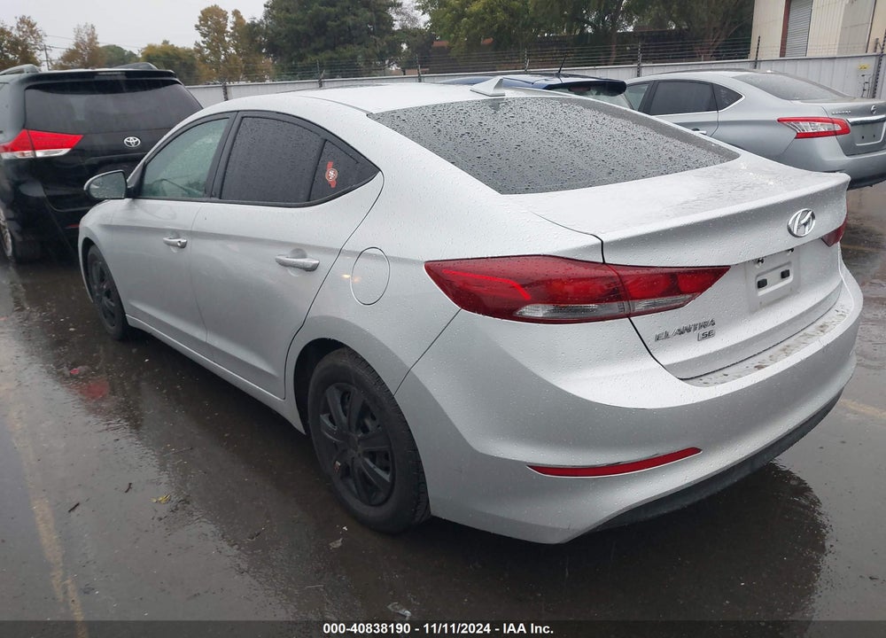 2017 HYUNDAI ELANTRA SE VIN: KMHD74LF0HU084244