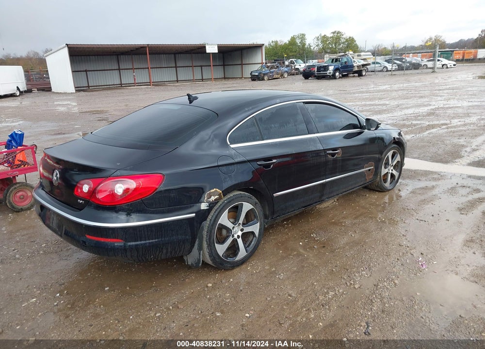 2012 VOLKSWAGEN CC SPORT VIN: WVWNP7AN3CE529051