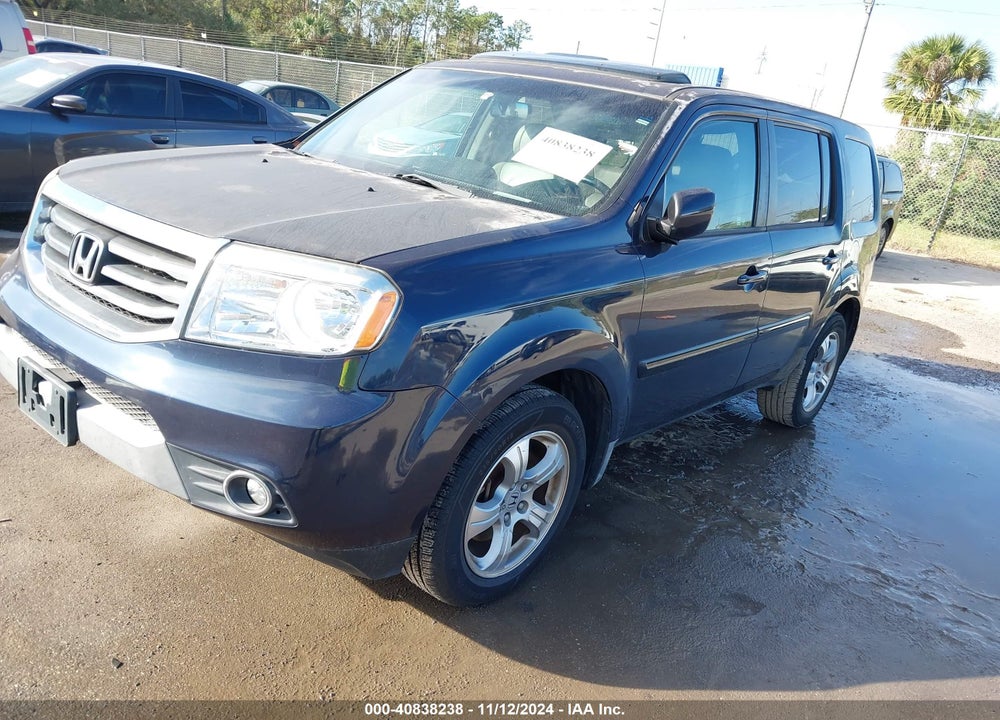 2012 HONDA PILOT EX-L VIN: 5FNYF3H57CB039726
