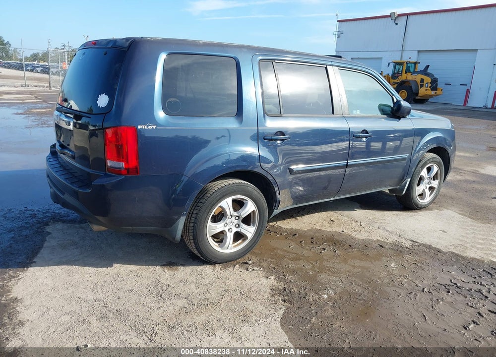2012 HONDA PILOT EX-L VIN: 5FNYF3H57CB039726