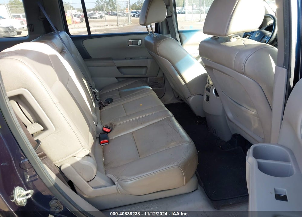 2012 HONDA PILOT EX-L VIN: 5FNYF3H57CB039726