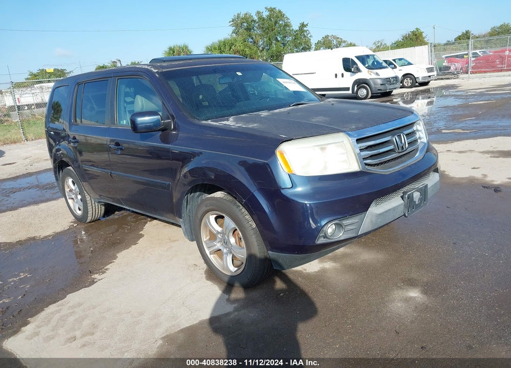 2012 HONDA PILOT EX-L VIN: 5FNYF3H57CB039726