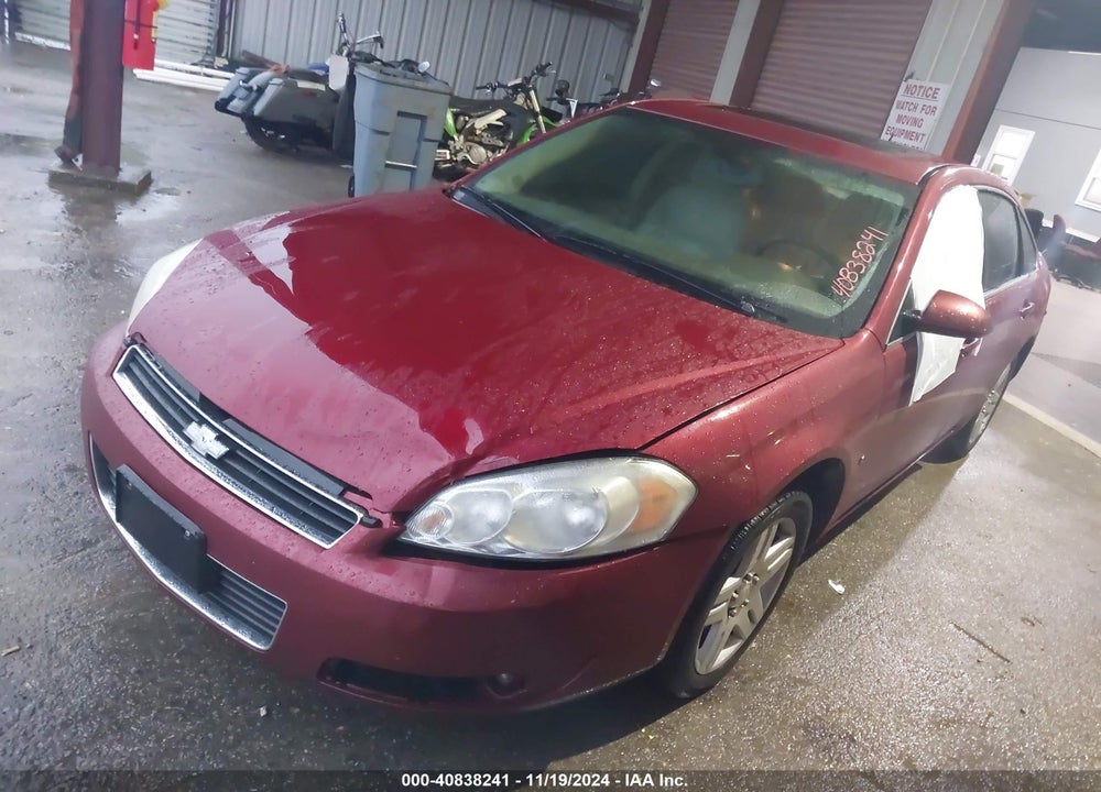 2008 CHEVROLET IMPALA LT VIN: 2G1WC583789165115
