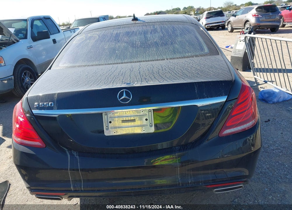 2014 MERCEDES-BENZ S 550 VIN: WDDUG8CB5EA010555