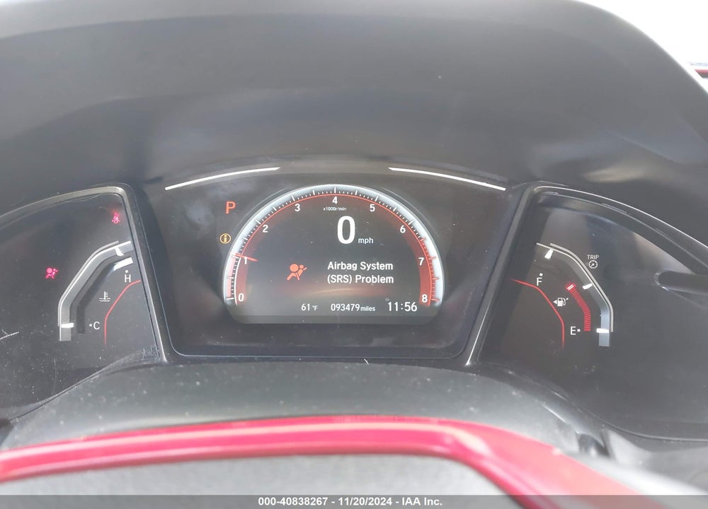 2019 HONDA CIVIC SPORT TOURING VIN: SHHFK7H9XKU409562