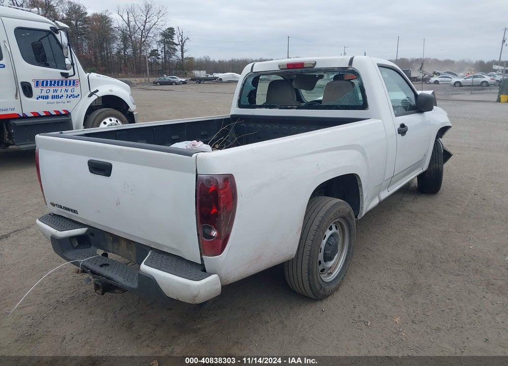 2009 CHEVROLET COLORADO WORK TRUCK VIN: 1GCCS149498111834