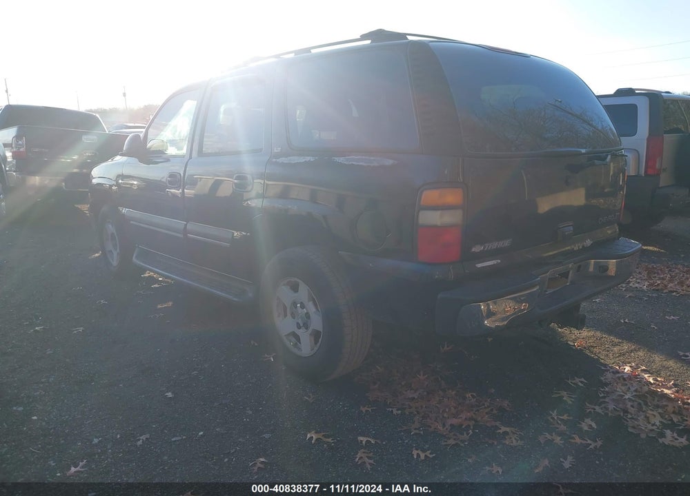 2004 CHEVROLET TAHOE LT VIN: 1GNEK13Z54R149240